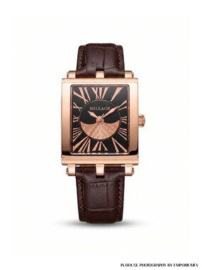 Millage The Dijon Ml0073-B Color Rose Gold Stainless Steel Swiss Watch 4326